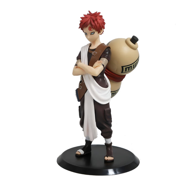 Figurines Naruto Gaara avec son gourd, personnage populaire de l'anime Naruto.