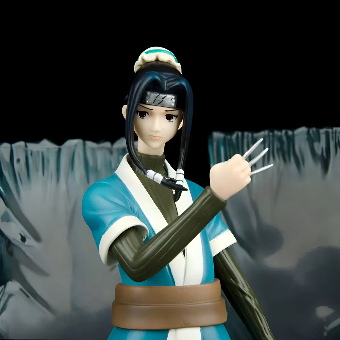 Figurines de collection Naruto - Figure de Zabuza Momochi en tenue bleue, tenant ses lames.