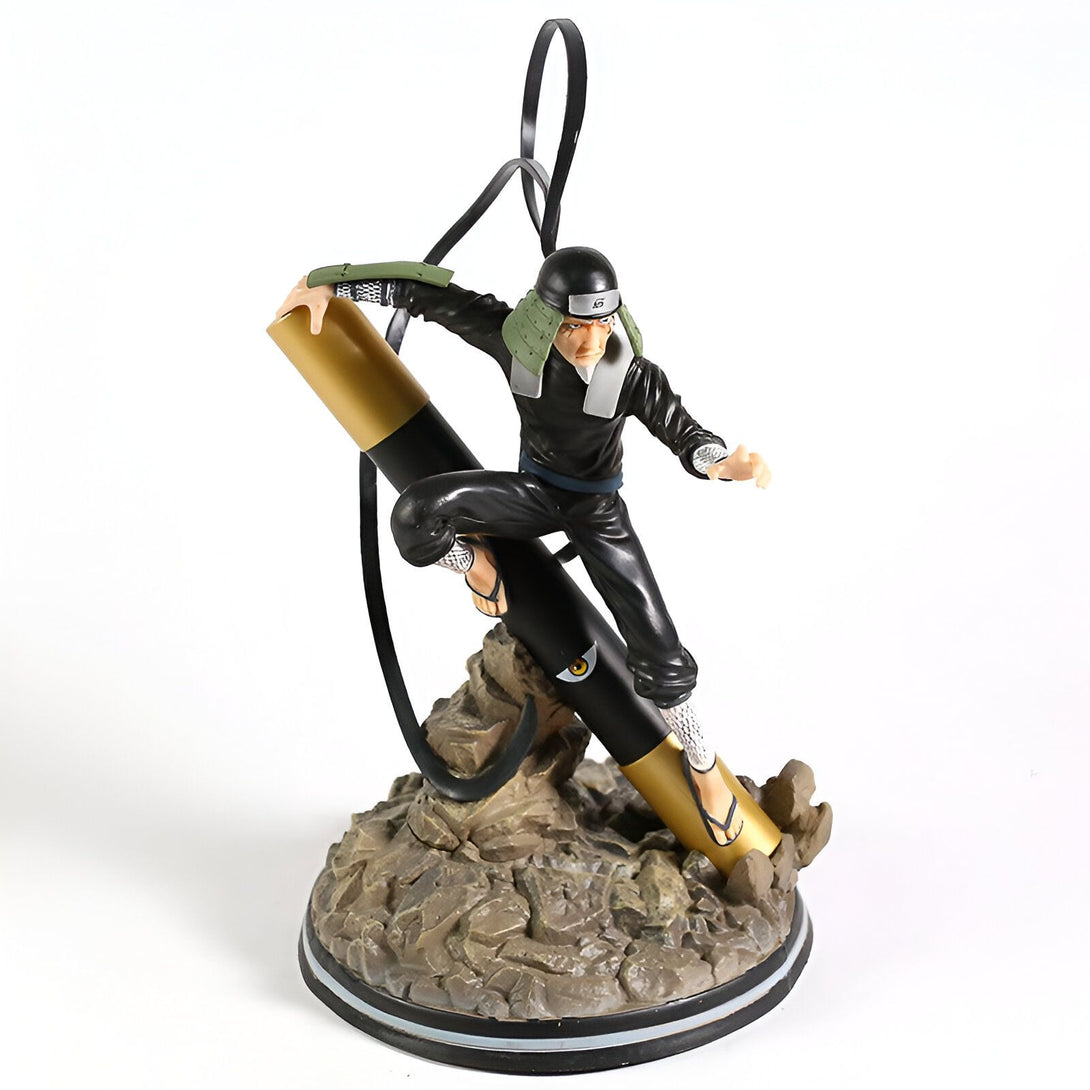 Figur de collection de Naruto représentant Zabuza Momochi, un shinobi de Kirigakure. Il est debout sur un rocher avec un sabre dans la main. Cette figurine en PVC est un excellent cadeau pour les fans de Naruto.