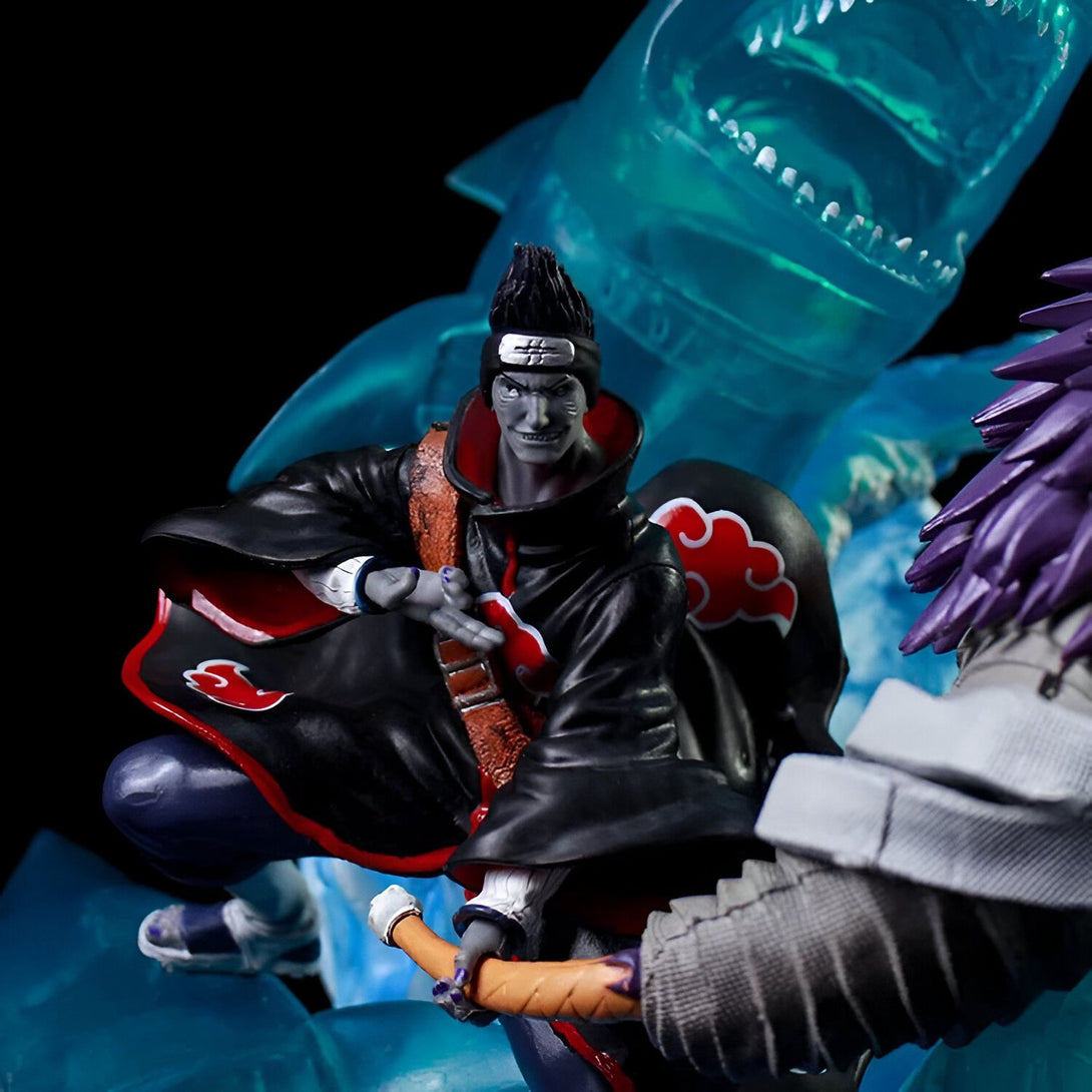Figurines Naruto de collection représentant Pain, un personnage de l'univers Naruto, en train de combattre un adversaire. La figurine est de haute qualité et représente Pain avec ses vêtements et son emblématique Sharingan. La figurine est parfaite pour les fans de Naruto et les collectionneurs.