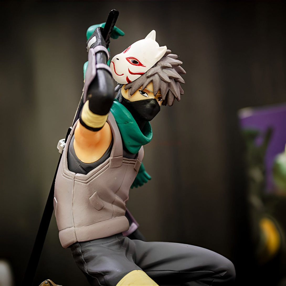 Figur de Kakashi Hatake de Naruto portant son masque de Sharingan.