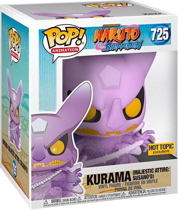 Figurine Funko Pop de Kurama (avec la tenue majestueuse Susanoo) du manga Naruto Shippuden.