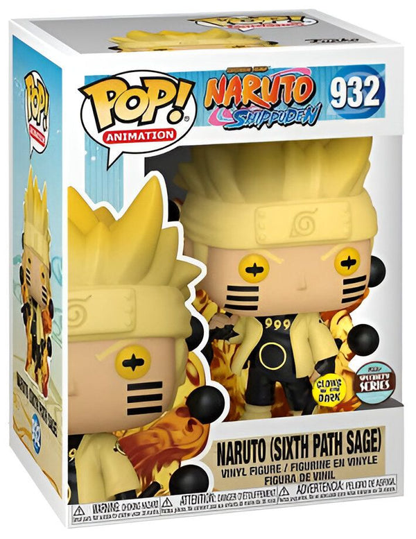 Figure Funko Pop de Naruto en mode Sage des Six Chemins, une figurine de collection en vinyle de la série d'animation Naruto Shippuden.