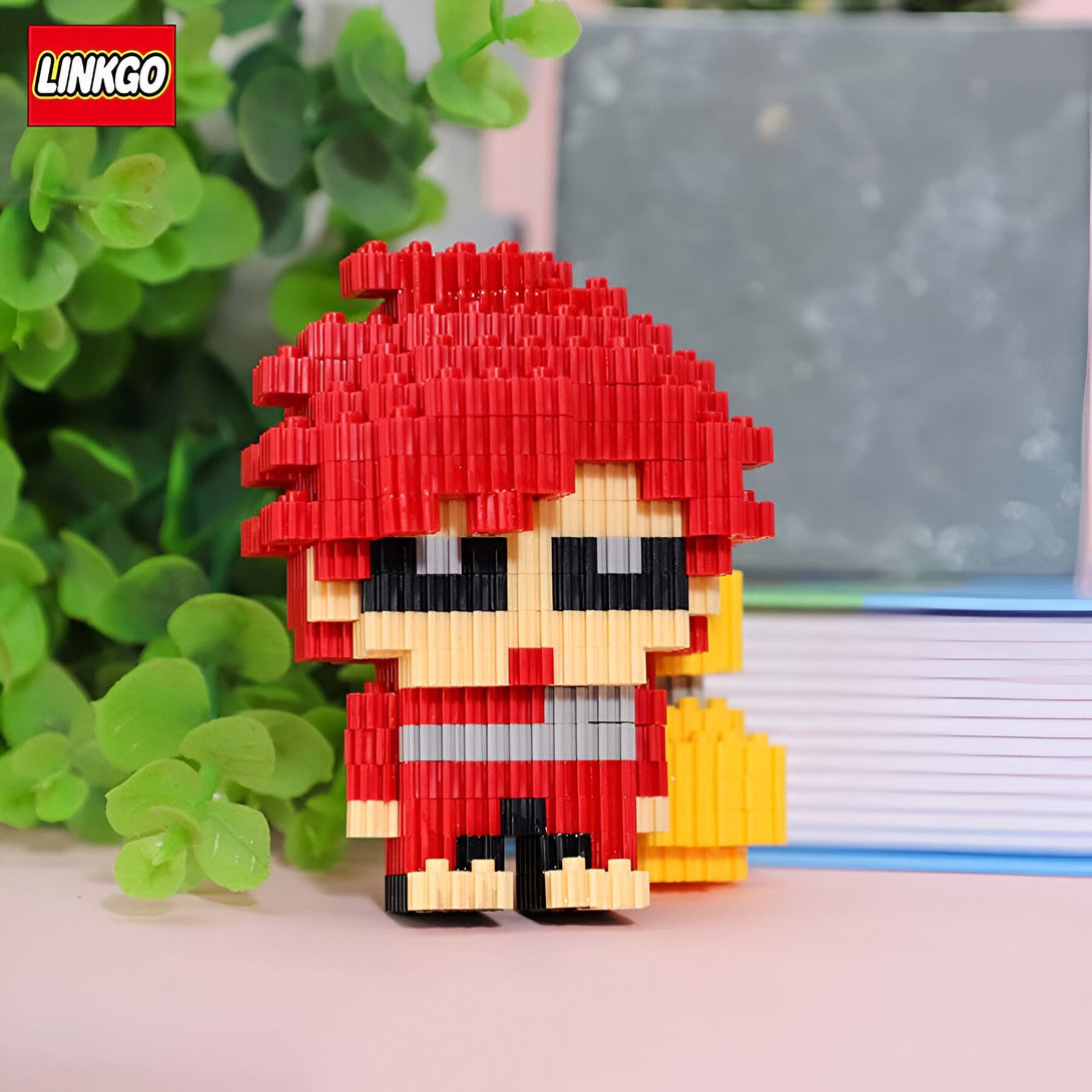 Figurines Naruto en briques de construction, un cadeau idéal pour les fans de l'anime.