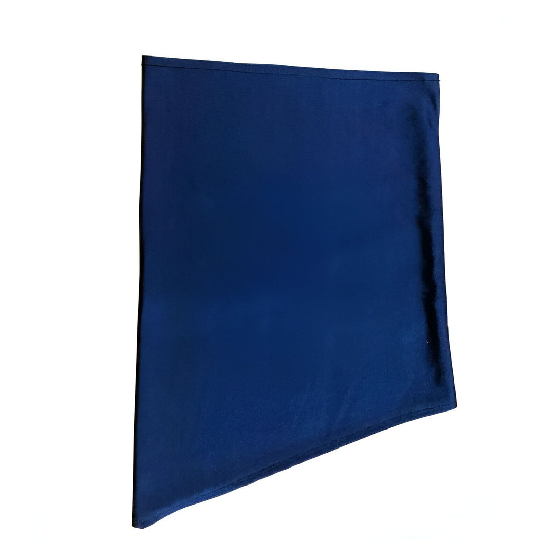 Bandeau bleu foncé en tissu, parfait pour les fans de Naruto.