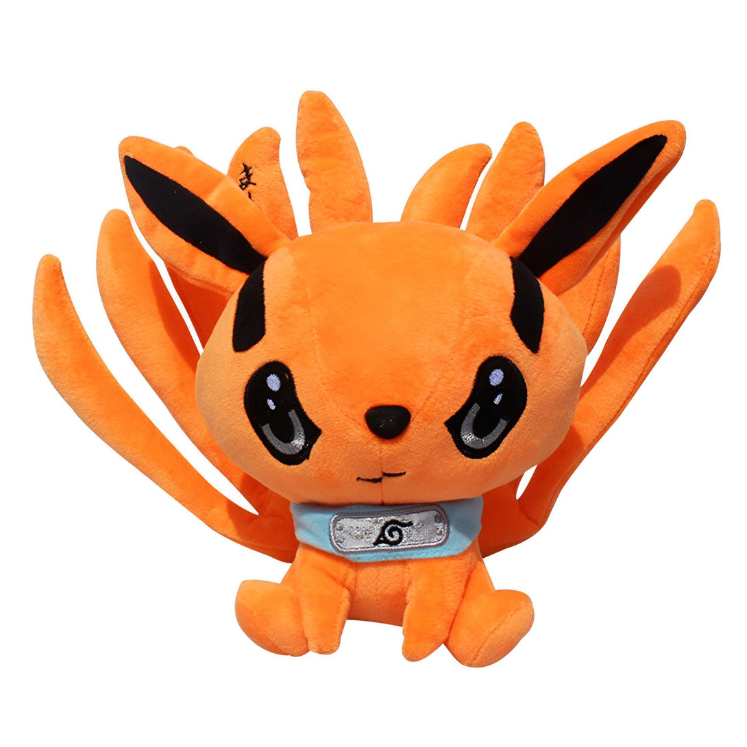 Peluche Kurama, le démon renard à neuf queues de l'univers Naruto, avec un design mignon et des détails précis. Parfait pour les fans de l'anime.