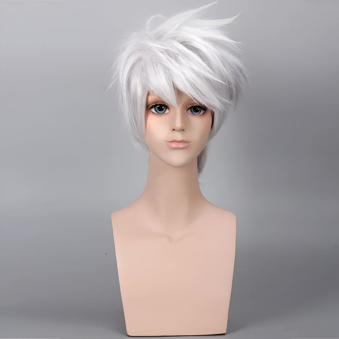 Perruque Cosplay Kakashi Hatake – Cheveux Blancs – Naruto
